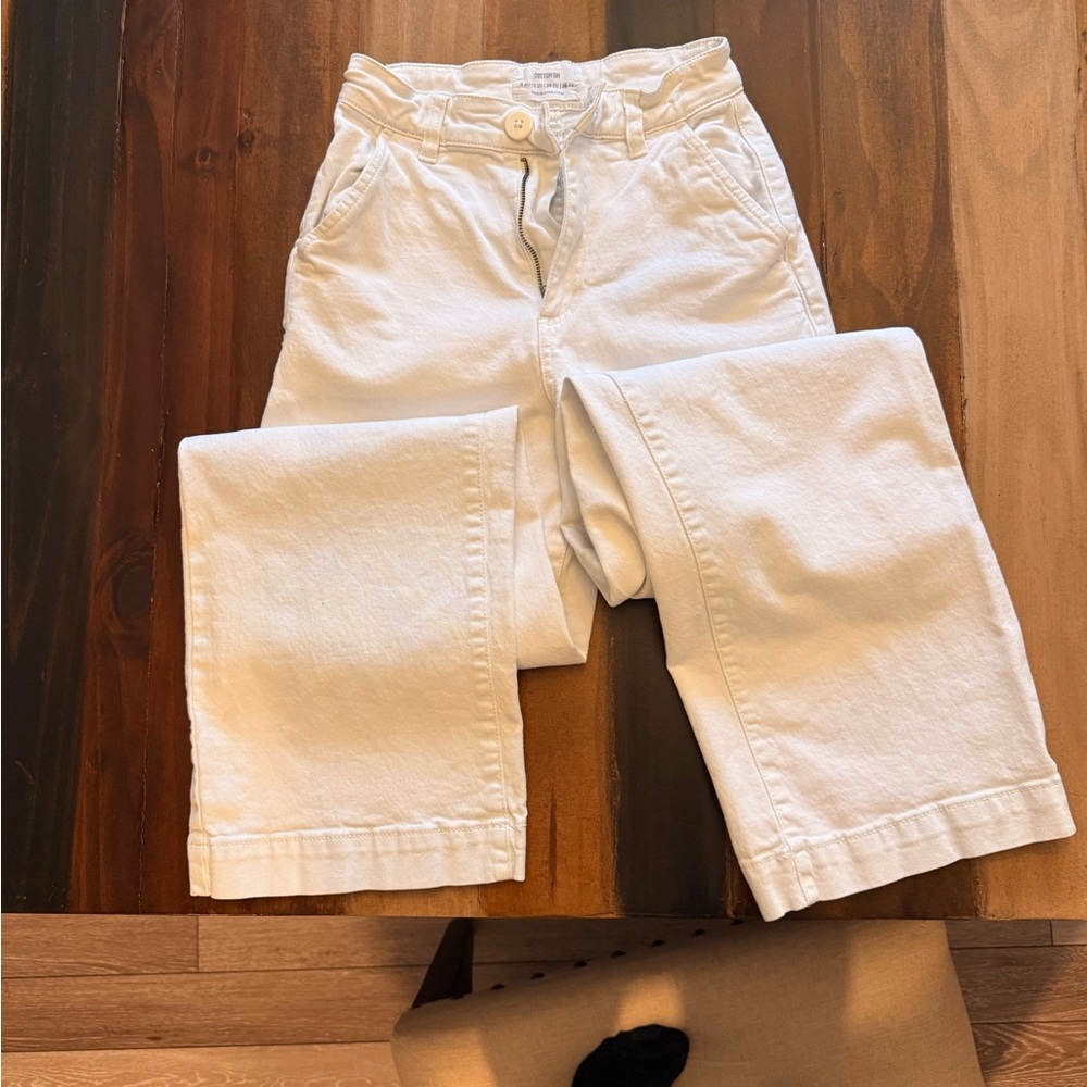 Cotton On White Flare & Wide Leg Jeans